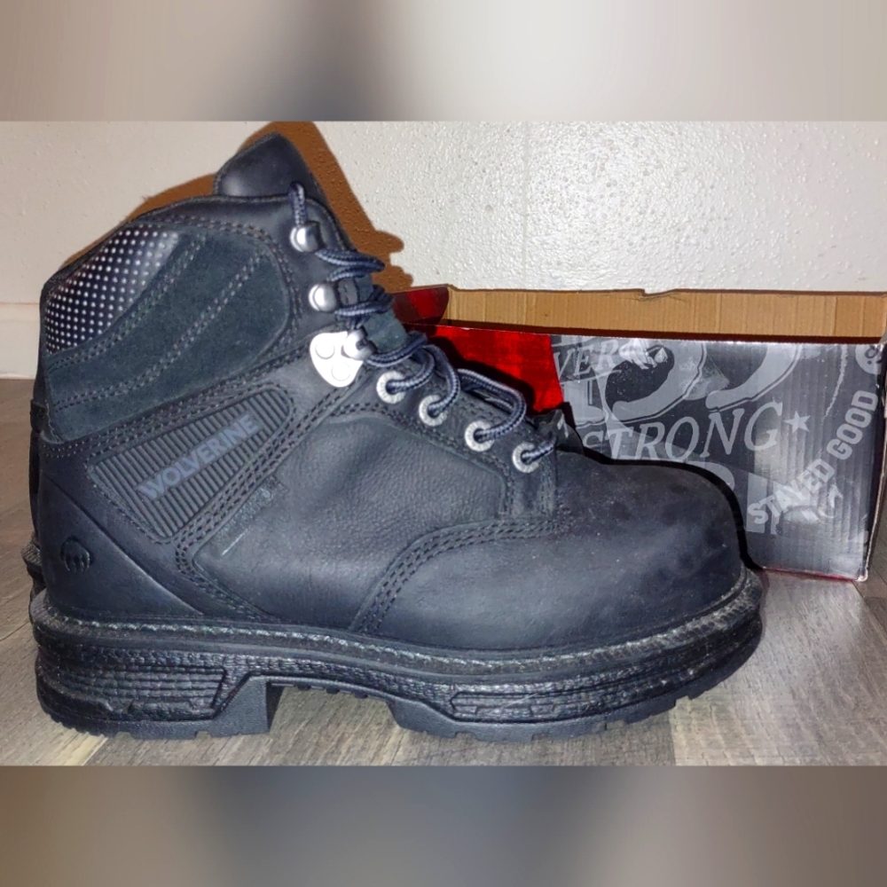 Wolverine Hellcat 6" CM Carbonmax Safety Toe Black Work